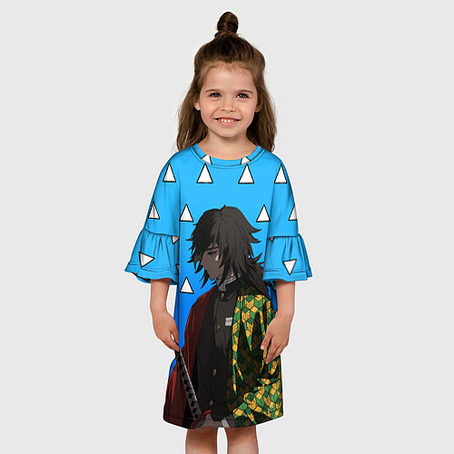 Детское платье Гию Томиока - Клинок / 3D-принт – фото 3