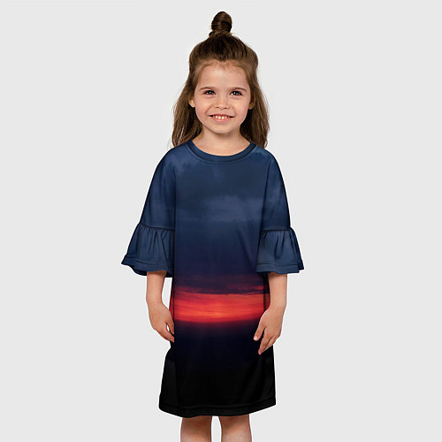Детское платье Кавказская заря / 3D-принт – фото 3