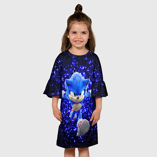 Детское платье Sonic sequins / 3D-принт – фото 3
