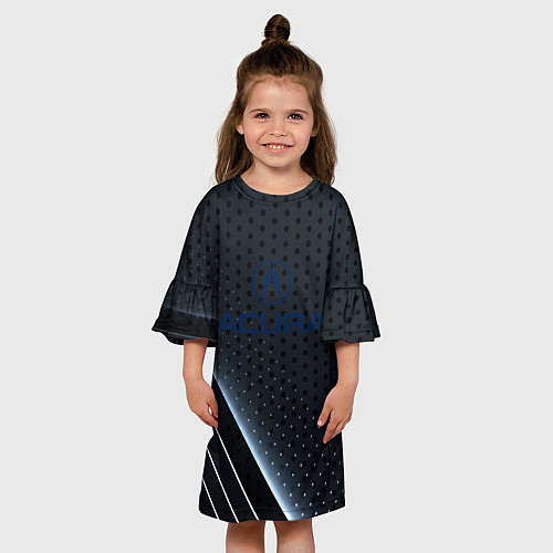 Детское платье Acura абстракция / 3D-принт – фото 3