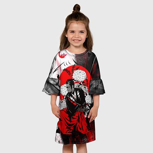 Детское платье Самурай в кимоно / 3D-принт – фото 3