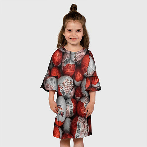 Детское платье Фон из киндер сюрприз / 3D-принт – фото 3
