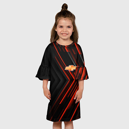 Детское платье Chevrolet art / 3D-принт – фото 3