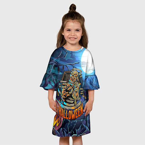 Детское платье Мумия хэллоуин / 3D-принт – фото 3