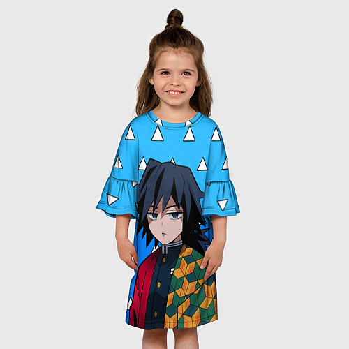 Детское платье Гию Томиока: Мем - Градиент / 3D-принт – фото 3