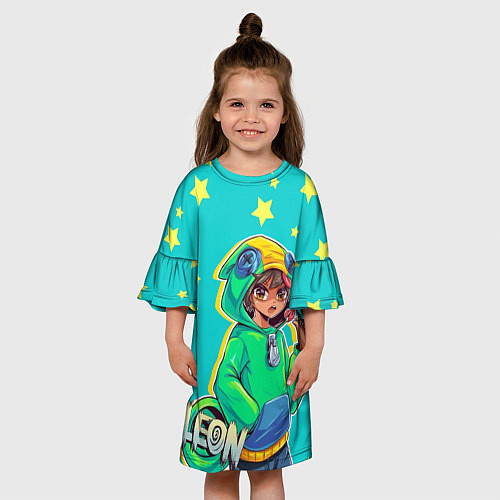 Детское платье Леон из Бравл Старс / 3D-принт – фото 3
