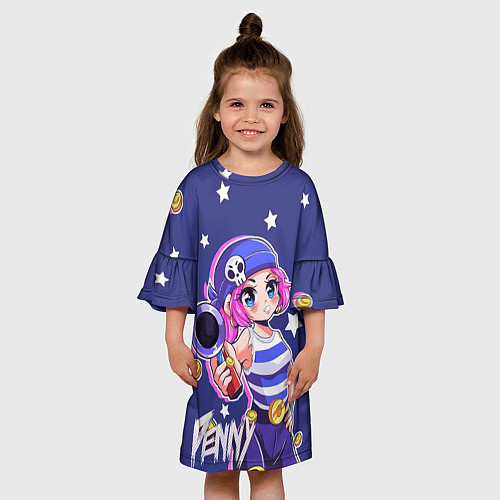 Детское платье Пенни из Бравл Старс / 3D-принт – фото 3