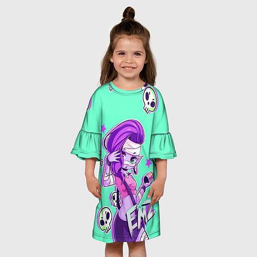 Детское платье Эмз из Бравл Старс / 3D-принт – фото 3