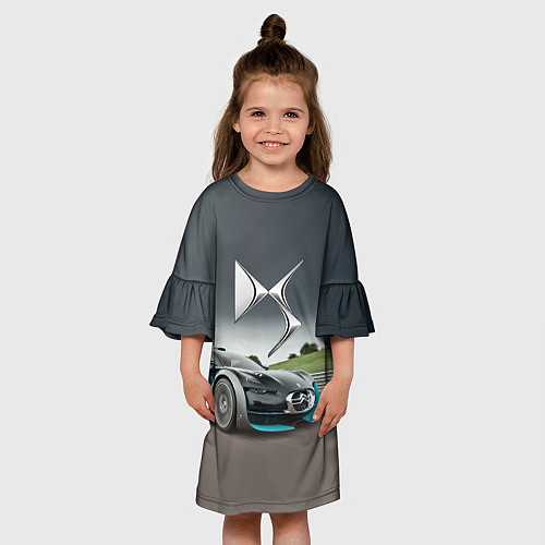 Детское платье Citroen DS Spirit - скоростной режим / 3D-принт – фото 3