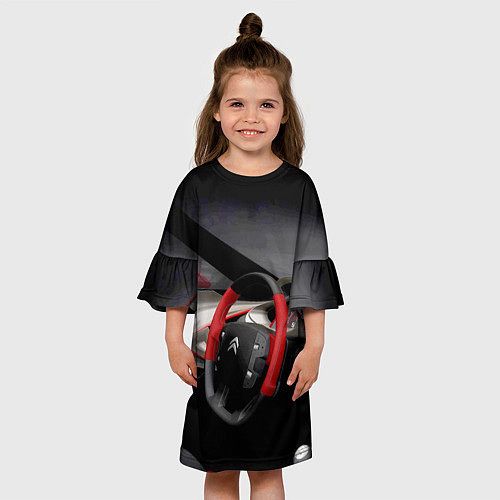 Детское платье Ситроен - салон - Steering wheel / 3D-принт – фото 3