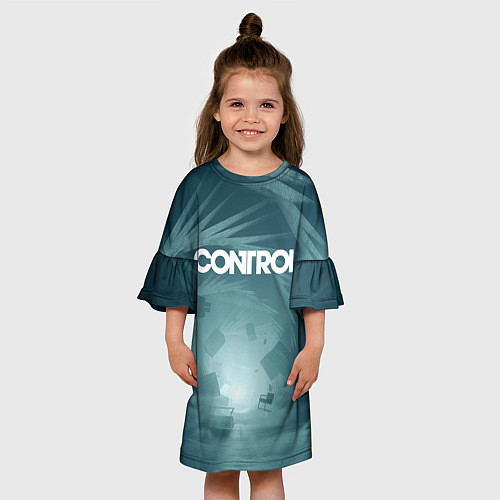 Детское платье Аномалия в бюро / 3D-принт – фото 3