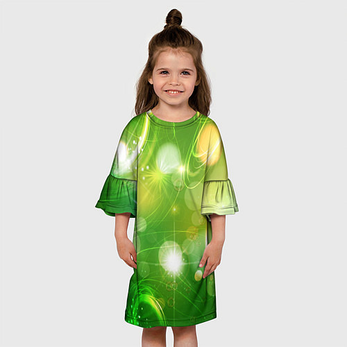 Детское платье Свет в отражении / 3D-принт – фото 3
