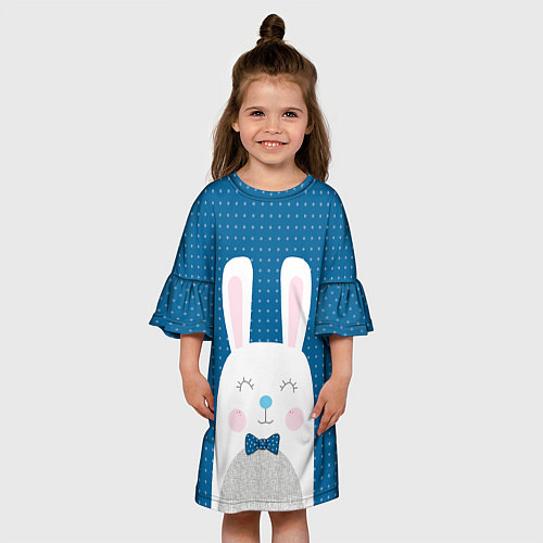 Детское платье Мистер кролик / 3D-принт – фото 3