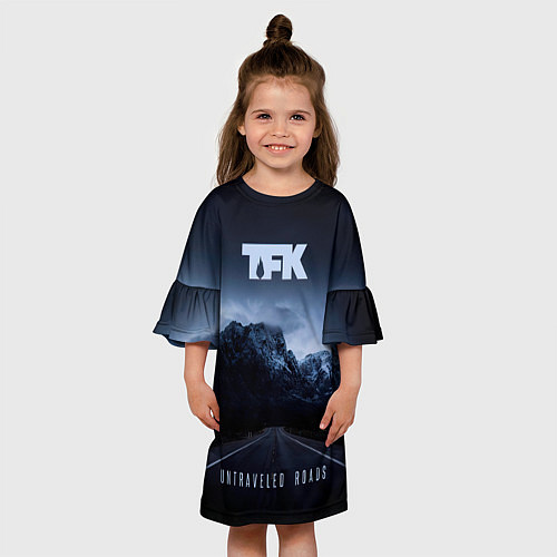 Детское платье Untraveled Road - Thousand Foot Krutch / 3D-принт – фото 3