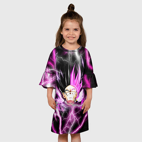 Детское платье Драгон Бол Гоку Блек Dragon Ball / 3D-принт – фото 3