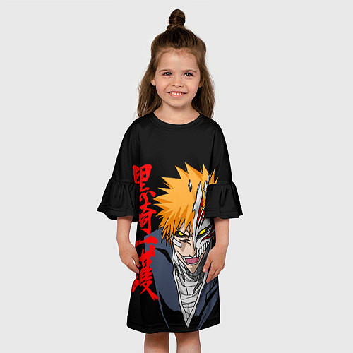 Детское платье Ичиго Куросаки - облик пустого / 3D-принт – фото 3
