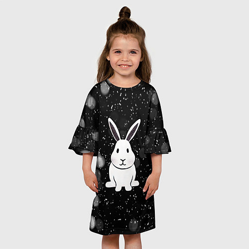 Детское платье Год кролика 2023 / 3D-принт – фото 3