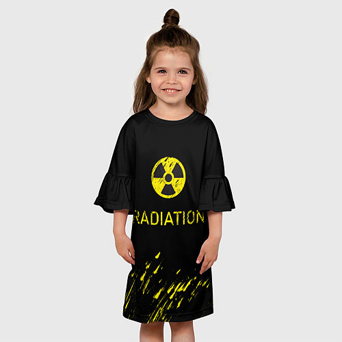 Детское платье Radiation - радиационная опасность / 3D-принт – фото 3