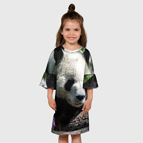 Детское платье Пандa / 3D-принт – фото 3