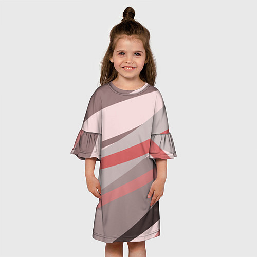 Детское платье Розовый берег / 3D-принт – фото 3