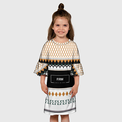 Детское платье FIRM как свитер из детства / 3D-принт – фото 3
