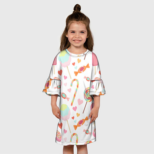 Детское платье Сладкий праздник / 3D-принт – фото 3