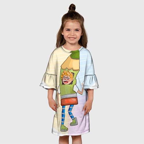 Детское платье Шелудивый карандаш / 3D-принт – фото 3