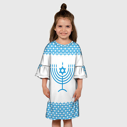 Детское платье Ханука праздник свечей / 3D-принт – фото 3