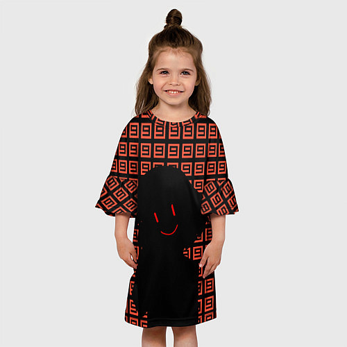 Детское платье Undertale - Frisk smile / 3D-принт – фото 3