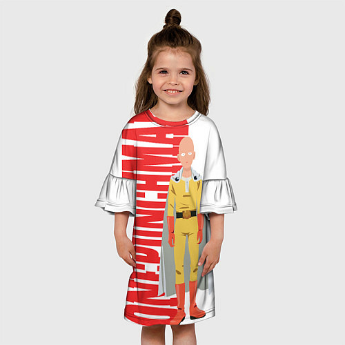 Детское платье Onepunchman / 3D-принт – фото 3
