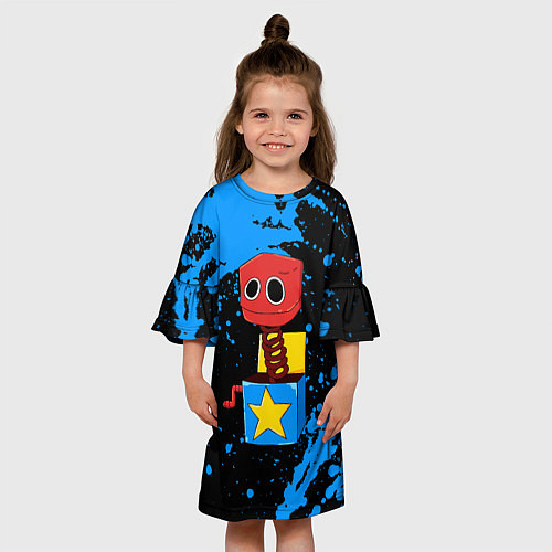 Детское платье Бокси Бу: персонаж Поппи Плейтайм / 3D-принт – фото 3