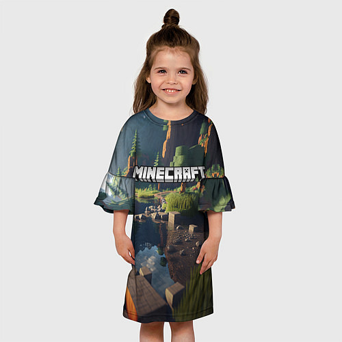 Детское платье Minecraft real life / 3D-принт – фото 3