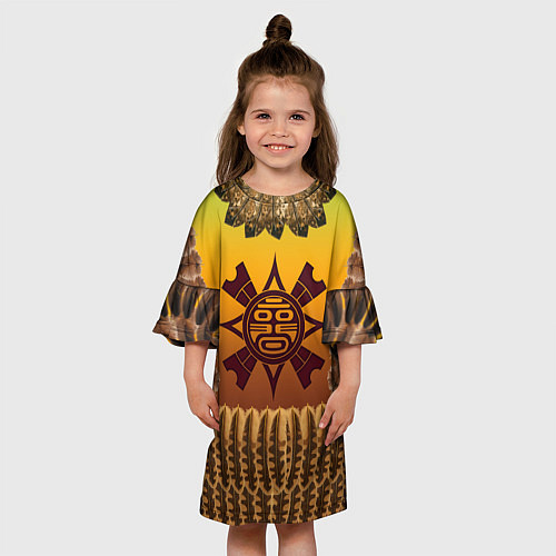Детское платье Индейский стиль / 3D-принт – фото 3