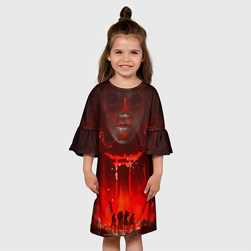 Детское платье Призрак Цусимы / 3D-принт – фото 3