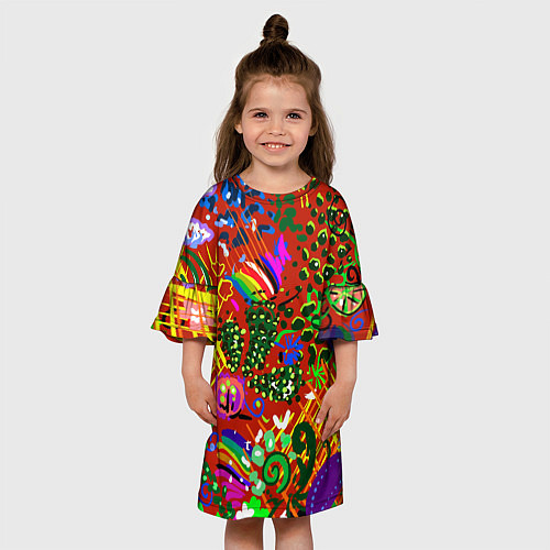Детское платье Для косплея Ким Тэхена / 3D-принт – фото 3