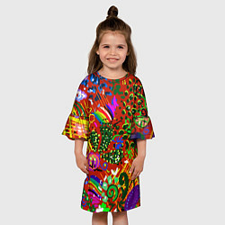 Платье клеш для девочки Для косплея Ким Тэхена, цвет: 3D-принт — фото 2