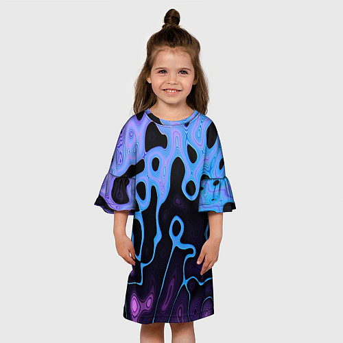 Детское платье Смешение фракций / 3D-принт – фото 3