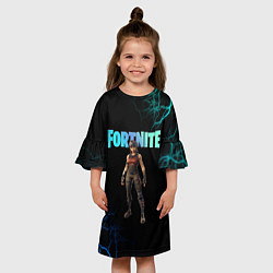 Платье клеш для девочки Renegade Raider Fortnite, цвет: 3D-принт — фото 2