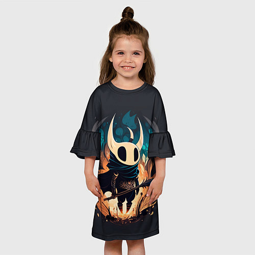 Детское платье Hollow Knight c посохом / 3D-принт – фото 3