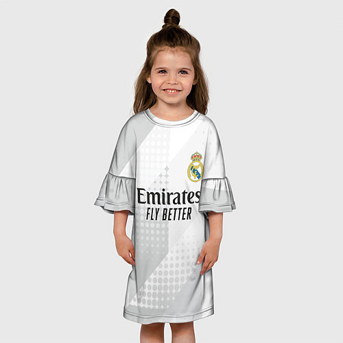 Детское платье ФК Реал Мадрид / 3D-принт – фото 3