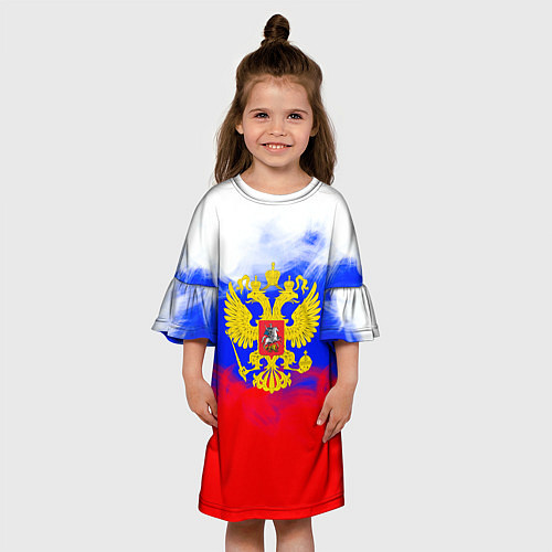 Детское платье Russia флаг герб / 3D-принт – фото 3