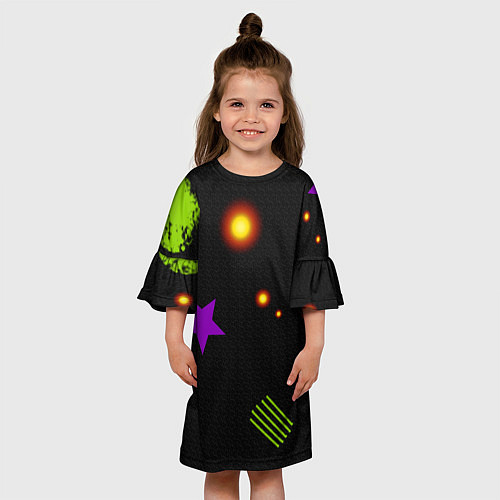 Детское платье Cosmic view / 3D-принт – фото 3