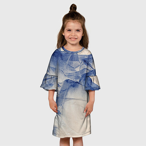 Детское платье Горы скалы в тумане / 3D-принт – фото 3