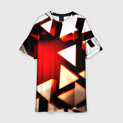 Детское платье Плиты треугольники