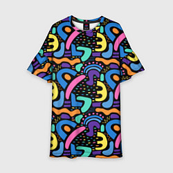 Детское платье Multicolored texture pattern