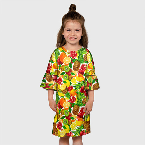 Детское платье Fruit abundance / 3D-принт – фото 3