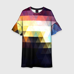Детское платье Mosaic abstraction