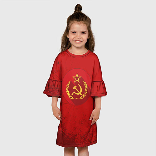 Детское платье Тень СССР / 3D-принт – фото 3