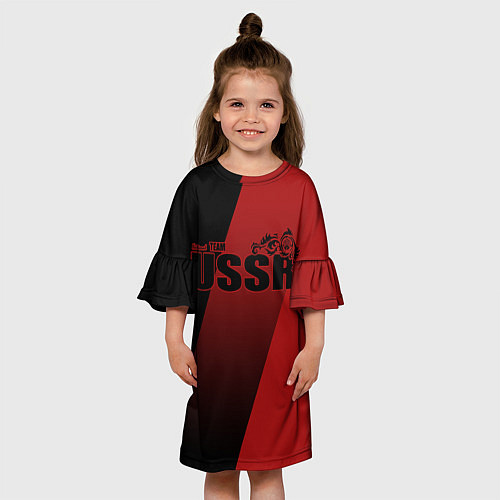 Детское платье USSR team / 3D-принт – фото 3
