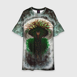 Платье клеш для девочки Лесная ведьма, цвет: 3D-принт